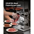 thumbnail image 5 of Manual Sausage Stuffer, 10L Vertical Design, 2-Speed Meat Filler with 5 Stainless Steel Tubes, Perfect for Home Butchers & Professional Use, 5 of 11