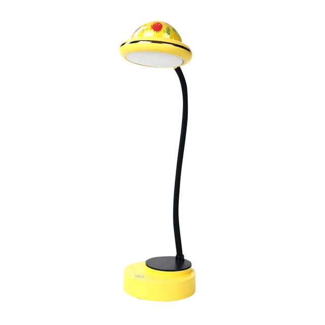 Bargain Qaailabf Lampe de Table Pliante à DEL Peut Contrôler la Luminosité, Mini Projecteur d'Étoiles, Lampe de Table de Chevet pour Chambre à Coucher à Base Ronde