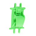 thumbnail image 2 of Soporte Antivibración de Silicona de Móvil Celula Cilcismo Bicicleta Titular Ajuastable de Teléfono 4 a 6 Pulgadas - Verde Soledad Soporte para soporte de manillar del teléfono, 2 of 5