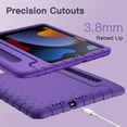 thumbnail image 5 of JETech Kids Case for iPad 10.2 Inch (9th/8th/7th Generation, 2021/2020/2019), iPad Air 3 10.5 (3rd Gen, 2019) and iPad Pro 10.5 2017, Shockproof Lightweight Tablet Cover with Handle Stand (Purple), 5 of 6
