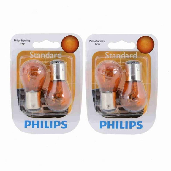 2 pc Philips 2057NAB2 Turn Signal Light Bulbs compatible with 47799 77475