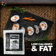 Kimnori Organic Sushi Nori, 100 Full Sheets for Gimbap & Sushi, 260g (9.17 oz)
