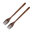 thumbnail image 3 of 25 Pieces Eco-friendly Wood Salad Dinner Fork Tableware Dinnerware For Kids Adult (25 Pieces No Rop, 3 of 5