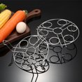 thumbnail image 5 of Huayishang Cooking Molds Stainless Steel Steamed Egg Rack Egg Rack Can Be Overlapped Double Layer, Kitchen Essentials Clearance Sale Silver, 5 of 7