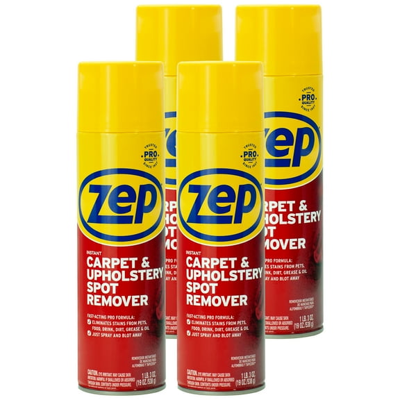 Zep Instant Carpet and Upholstery Spot Remover 19 oz ZUSPOT19 (Case of 4) (Formerly Instant Spot Remover)