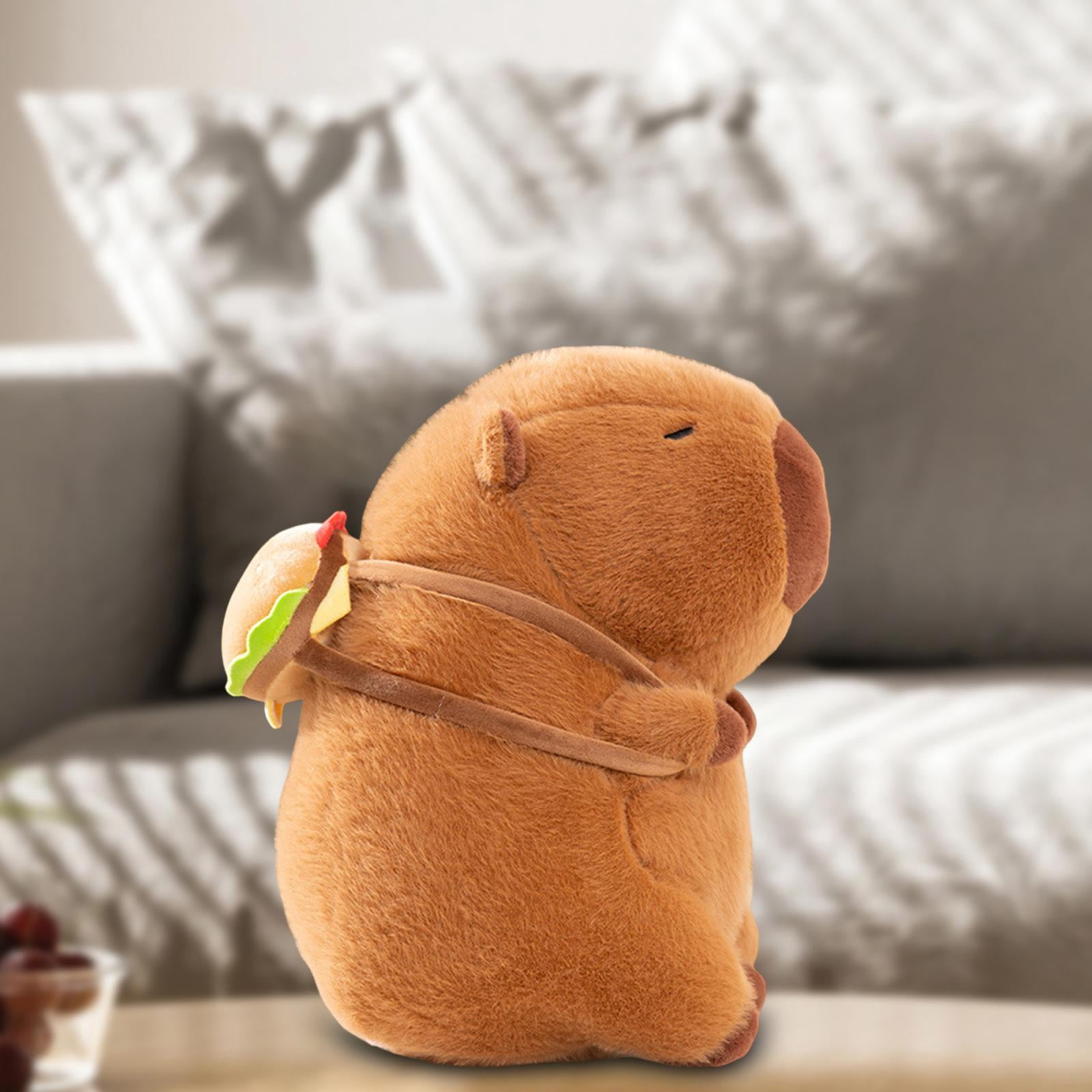LeeQinersw Adorable Capybara Stuffed Animal Cuddly Cartoon Plush Animal Doll Cute Plush Toy 33cm