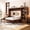 Walnut, variant on Noble House Queen Murphy Bed with Adjustable Storage Shelves and Drawer, Foldable Wall Bed Frame, Walnut