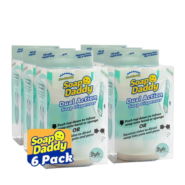 Dispensador de jabón Scrub Daddy Soap Daddy para cocina y baño