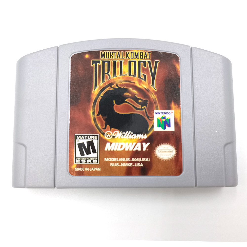 Mortal Kombat Trilogy Video Game Cartridge Console For Nintendo N64 -  Walmart.com