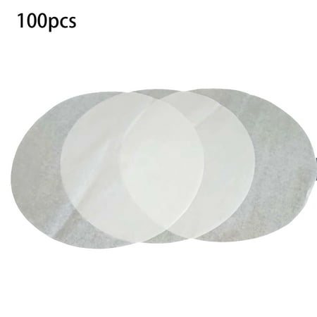 

YeccYuly 100 Pack Parchment Paper Liners - Non Stick Parchment Paper- Pre Cut Round Paper for Baking Paper Bread Snack Steamer Air Fryer Sheet Kitchen