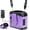 Purple, variant on Portable Fan Clip Fan for Shirt, 40H Max Cooling, Personal Wearable Belt Fan for Outdoor, Jobsite, Camping, Travel ()