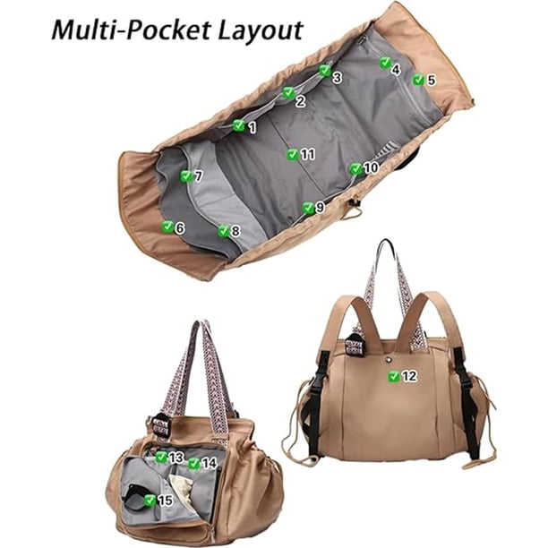 Women 4-Way Convertible Backpack, Water Resistant  display picture 3