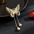 thumbnail image 2 of WeiHuan-broche de mariposa ahuecado para mujer, tienda de juguetes, Pin con colgante, Pin de solapa de mariposa para abrigos, chaquetas, accesorios para suéteres, 2 of 4