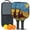 Black, variant on Pickleball Paddles Set Of 2, Fiberglass Surface, Vintage Floral Print, 4 Balls & Bag