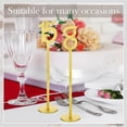 thumbnail image 2 of 20 Pcs Table Numbers Wedding Table Numbers Wood Table Numbers for Wedding Reception Stands Seat Numbers with Holder, 2 of 7