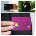 thumbnail image 1 of RENACLIPY 10Pcs Metal Business Cards Assorted Color Blank Metal Cards for Engraving and Stamping Use, 1 of 8