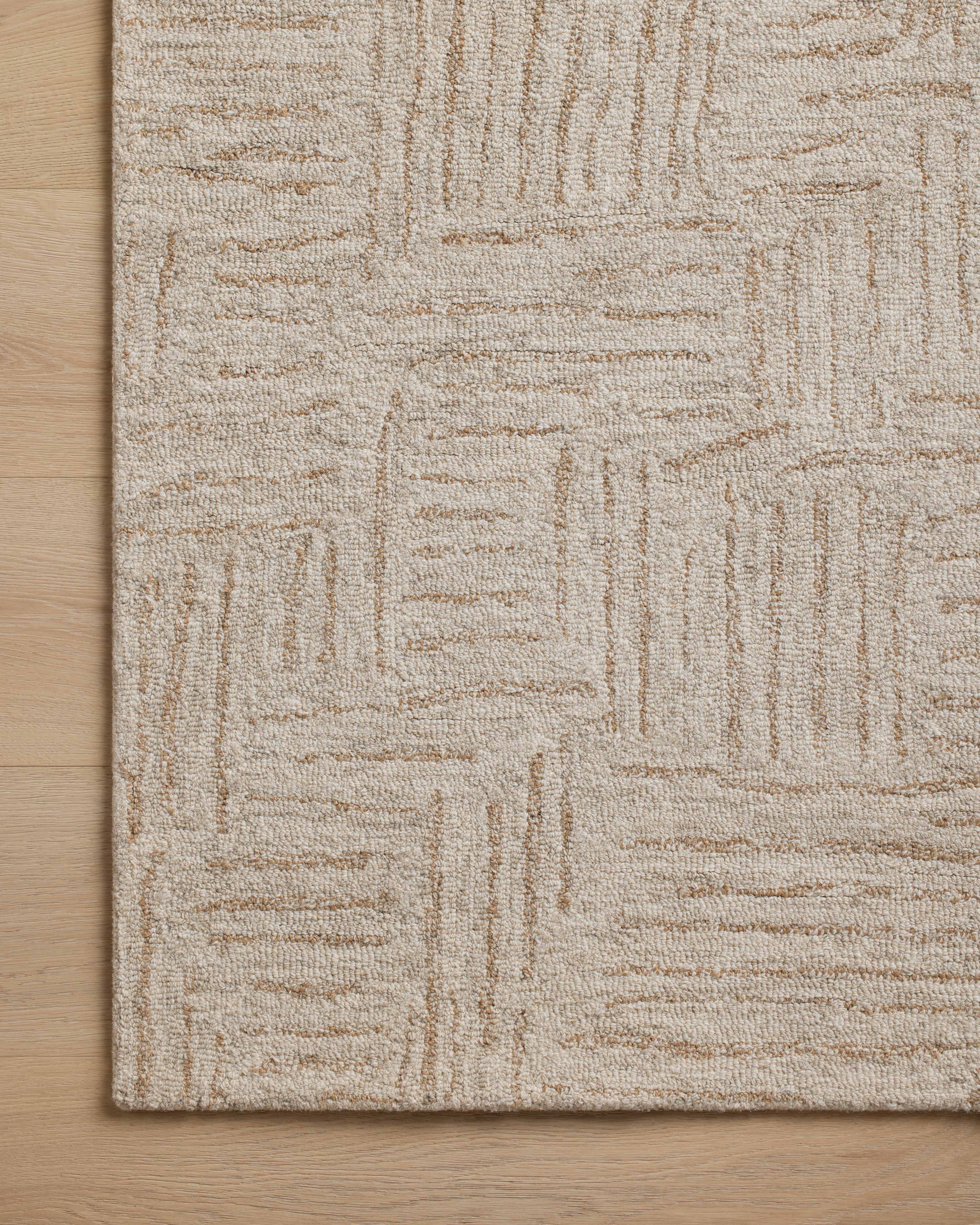 Chris Loves Julia x Loloi Polly Smoke / Sand 8'-6" x 11'-6" Area Rug