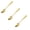 Gold, variant on FXMLRLK 1 PC Grapefruit Spoon, Stainless Steel Grapefruit Spoon Utensil, Serrated Edge & Thick Gauge Handle, Kitchen Tool with Non-stick Plating for Kiwi, Dessert, Apple, Citrus Fruit, Gold