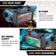 thumbnail image 3 of Gafas de soldadura LCD, batería solar, oscurecimiento automático/oscurecimiento, gafas de protección ocular con banda (verde) Feliz Sencillez, 3 of 4
