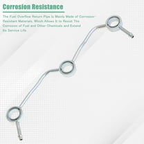 Aftermarket Fuel Overflow Return Line for D905 D1005 D1105 D1305 Kubota Engine