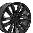 thumbnail image 5 of OE Wheels CA91 22 Inch Rim Fits Escalade Sport Style 6x139.7 22x9 Satin Black - Hollander 4869 (1), 5 of 5