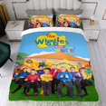thumbnail image 4 of The Wiggles Conjunto de sábanas temático, trío de piezas, cómodo y amigable con la piel, diseño único, regalo de decoración para el hogar para familiares, amigos y fans,135cm *200cm, 4 of 6