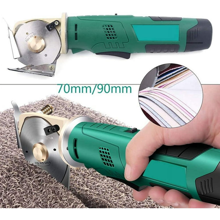 Moyic Cordless Electric Scissors, 4V Electric Mini Cutter, Carpet and  Cardboard Cutter, Rotary Cutter for Fabric and Cloth 