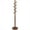 Type B: Bud Shaped - Walnut, variant on WOOW DEPOT Large Wood Coat Rack Heavy Duty Freestanding Clothes Hanger Stand w/ Stable Base & 8 Bud Shaped Hooks for Corner Entryway Hallway Bedroom