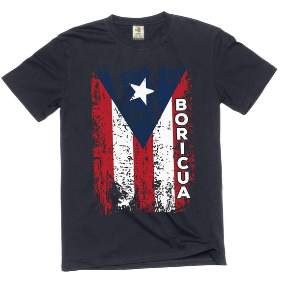 Men's Boricua T-shirt Puerto Rico Flag national parade day Tee Shirt