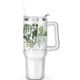 thumbnail image 4 of Gardening 40 oz Tumbler, Plant Lady Vacuum Leak Proof Insulated Mug with Lid Straw Handle,40oz Cup Travel Cup Gardener Gift, 4 of 5