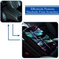thumbnail image 5 of Dragonfly Soft Comfortable Furry Printed Car Armrest Pad Mat Armrest Accessories 12.5x8.2 Inch, 5 of 6