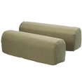 thumbnail image 4 of Collections Etc Armrest Covers for Recliners, Sofas, and Chairs with Stretch, Textured Pattern - Set of 2 (SAGE), 4 of 4