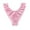 Pink, variant on TANGNADE Panties for Women Elastic Color Ding Female Low Waist Silky Satin Cotton Crotch Breathable Briefs Underwear Green