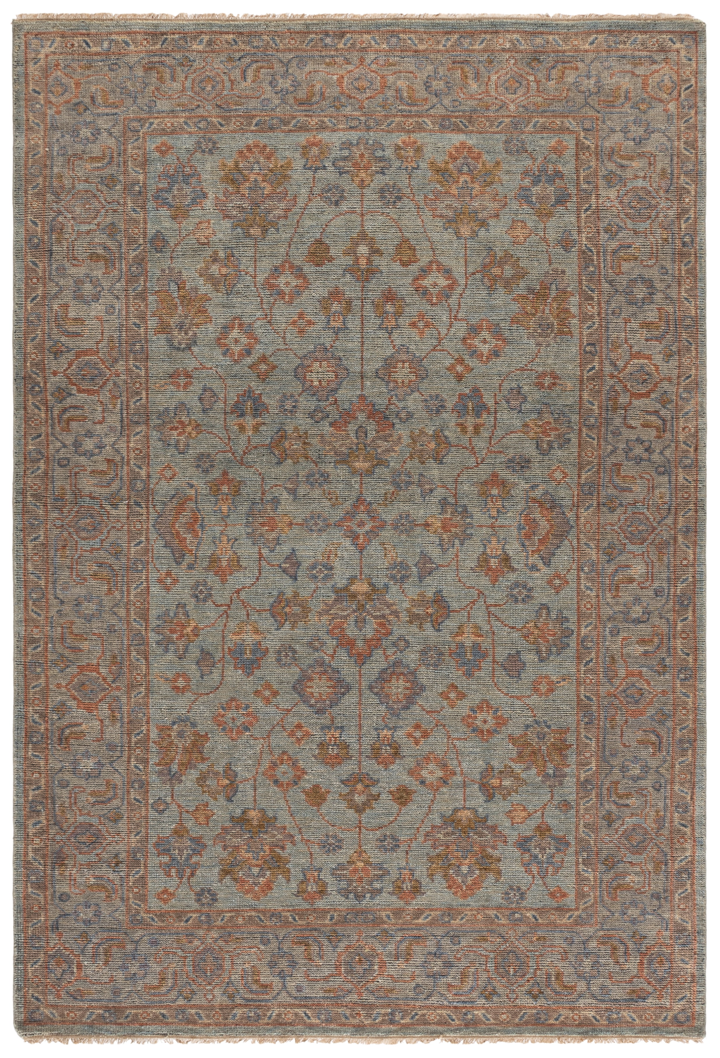 Safavieh Izmir Wardell Floral Area Rug, Blue/Gray, 6' x 9'