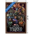 thumbnail image 3 of Marvel Black Panther: Wakanda Forever - Group Wall Poster, 14.725" x 22.375" Framed, 3 of 6