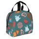 thumbnail image 2 of Disketp cute Skull organ for Insulated Lunch Bag for Women and Men, Perfect for Work, Hiking, Picnic, 2 of 8