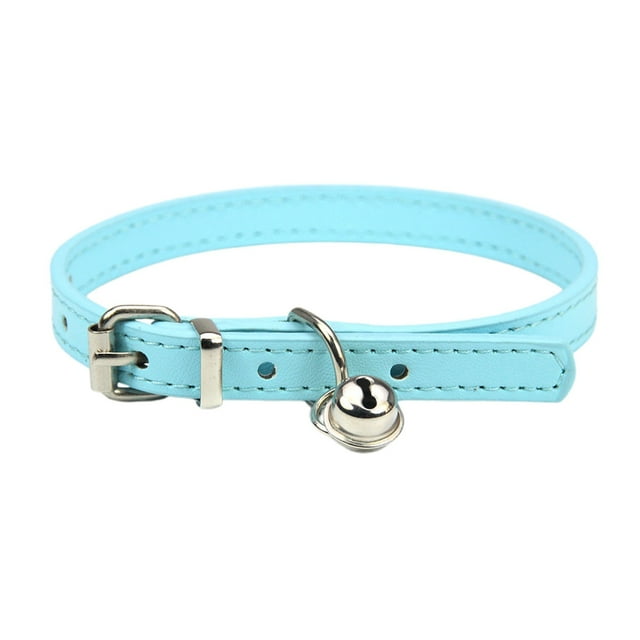 Candy Color Minimalist Pet Collar Adjustable Leather Neckband for Dogs and Cats Comfortable Daily Wear Durable Training Accessory