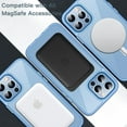 thumbnail image 4 of JETech Magnetic Case for iPhone 13 Pro Max 6.7-Inch Compatible with MagSafe Wireless Charging, Shockproof Phone Bumper Cover, Anti-Scratch Clear Back (Sierra Blue), 4 of 7