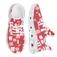 thumbnail image 1 of Zapatillas deportivas dentales ligeras con cordones y plataforma, con estampado dental médico, para correr al aire libre para mujer., 1 of 6