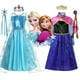 thumbnail image 2 of Vestido de princesa de Disney para niña, traje de fiesta de cumpleaños, Cosplay de princesa melocotón, Ropa de baile, Blancanieves, 2 of 5
