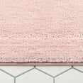 thumbnail image 5 of TOWN & COUNTRY EVERYDAY Ultra Plush Solid Tufted Border Bath Mat, Soft and Absorbent Tufted Floor Mat, Non-Slip Backing, Machine Washable, Blush, 20"x32", 5 of 13