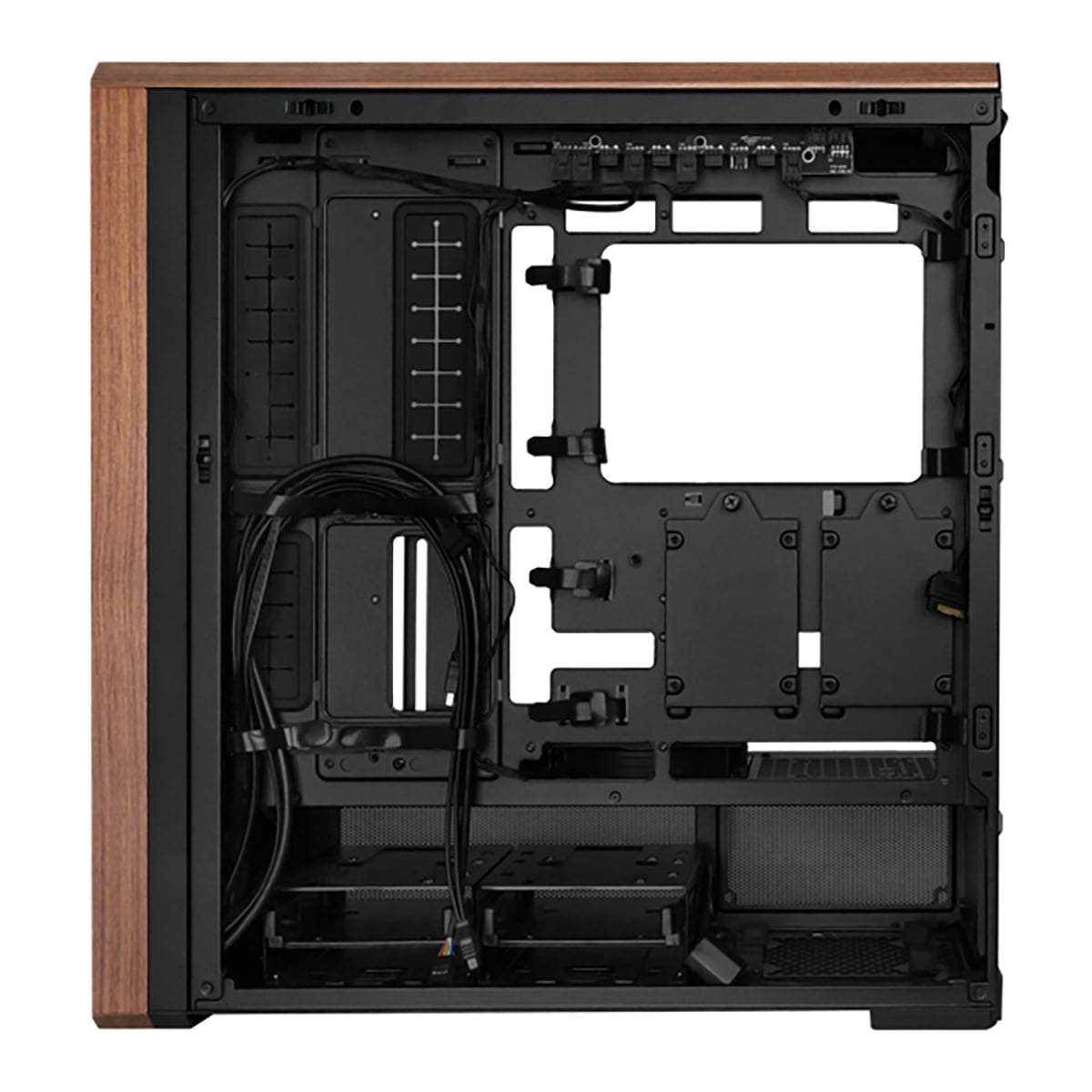 Lian Li LAN217X LANCOOL 217 Walnut Wood ATX Mid Tower Case Black