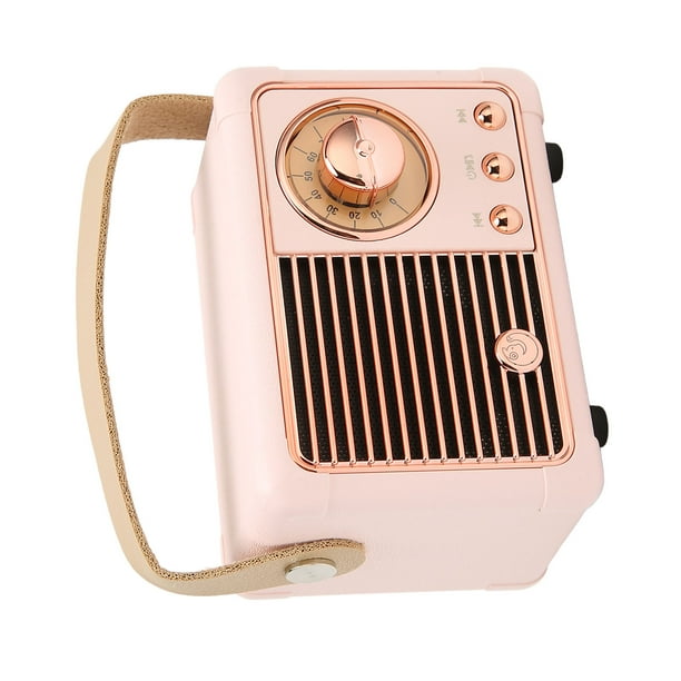 Altavoz Retro Con Chip Hifi, Sonido Estéreo de 360 Grados, Altavoz Vintage Portátil para El Hogar al Aire Libre, Rápido, Bajo Consumo de Energía