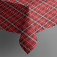 thumbnail image 3 of Red Christmas Plaid Pattern Rectangle Tablecloth 60"x84",Waterproof Polyester Rectangle Table Cloth, Wipeable Spillproof Polyester Tablecloth for Dining, Camping, Indoor and Outdoor, 3 of 5
