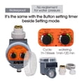 thumbnail image 4 of Solar Automatic Garden Watering System 1/4'' Irrigation Programmable Hose Sprinkler Timer Digital Controller Ball Valve Outdoor, 4 of 7