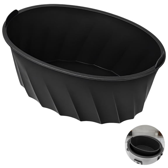 1 Pack Non-Stick Silicone Slow Cooker Liner – Reusable, Leakproof, Dishwasher Safe, Oval, Fits 6-8 QT Slow Cookers, Easy-Clean Pot Insert
