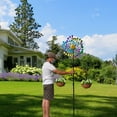 Wind Spinners Large Metal Outdoor Windmill Garden Spinner Yard Spinners