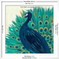 thumbnail image 5 of Art.com Proud as a Peacock II Art Print by Veronique Charron, White Frame Wall Art, 29" x 29", 5 of 5