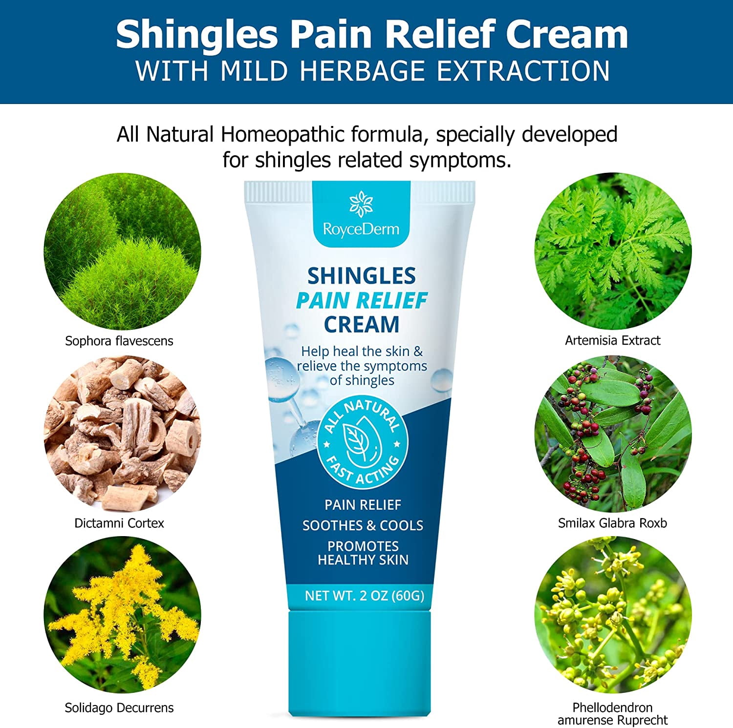 Shingles Treatment, Anti Itch Cream Extra Strength Shingles Pain Relief Cream, Itchy Relief Cream Shingles Skincare Cream for Eczema, Shingles, Hives, Nerve Pain, and Rashes