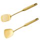 thumbnail image 1 of Juego de utensilios de cocina de acero inoxidable, 2 utensilios de cocina, colorido juego de utensilios de cocina chapados en titanio, 1 of 5